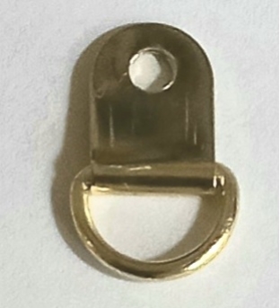 ~D-Ring Brass Plated (100/Pack) RUNDOWN CLEARANCE