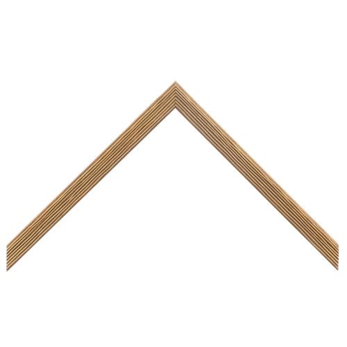 London Ribbed 15w x 15h Gold