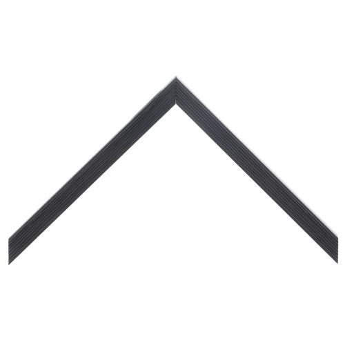 London Ribbed 15w x 15h Black