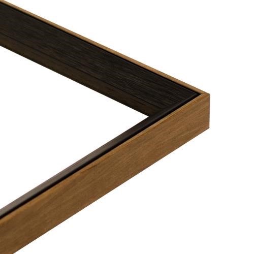 Prisma Wedge 24w x 29h Black/Timber Edge