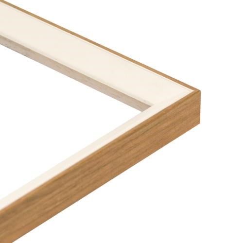 Prisma Wedge 24w x 29h White/Timber Edge