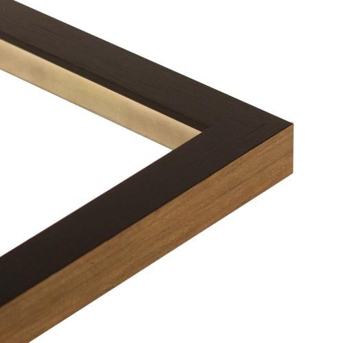 Prisma Box 30w x 30h Black/Timber Edge