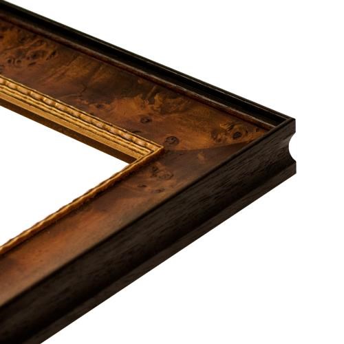 Radica Classic 65w x 40h Cognac/Gold Lip LRG