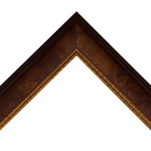 Radica Classic 45w x 30h Cognac/Gold Lip MED