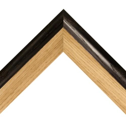 ~Frassino Scoop Bevel 44w x 33h Black/Natural
