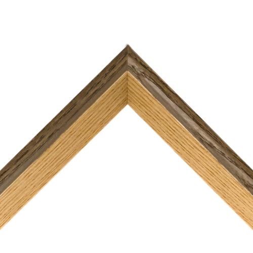 ~Frassino Scoop Bevel 24w x 20h Grey/Natural