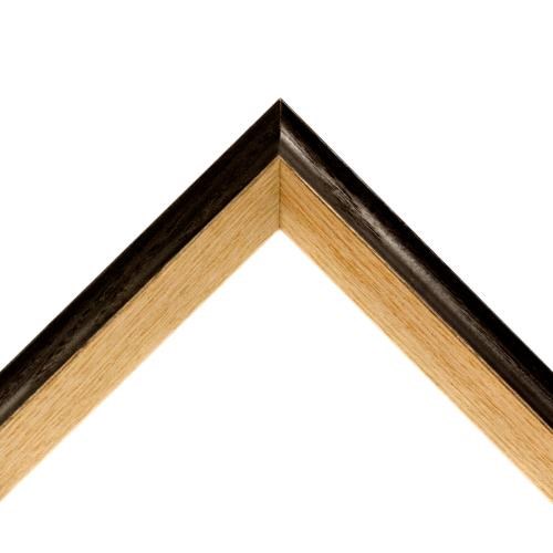 ~Frassino Scoop Bevel 24w x 20h Black/Natural CLEARANCE PRIC