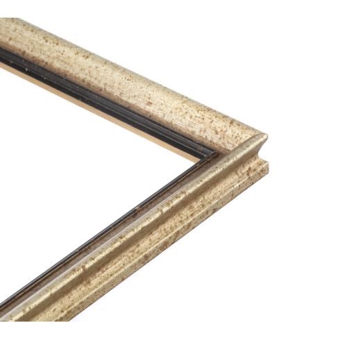 Dama Classic 25w x 27h Silver/Black Lip