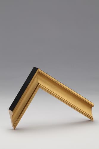 Bellini Scoop Soft Gold/Black Edge 70w x 70h