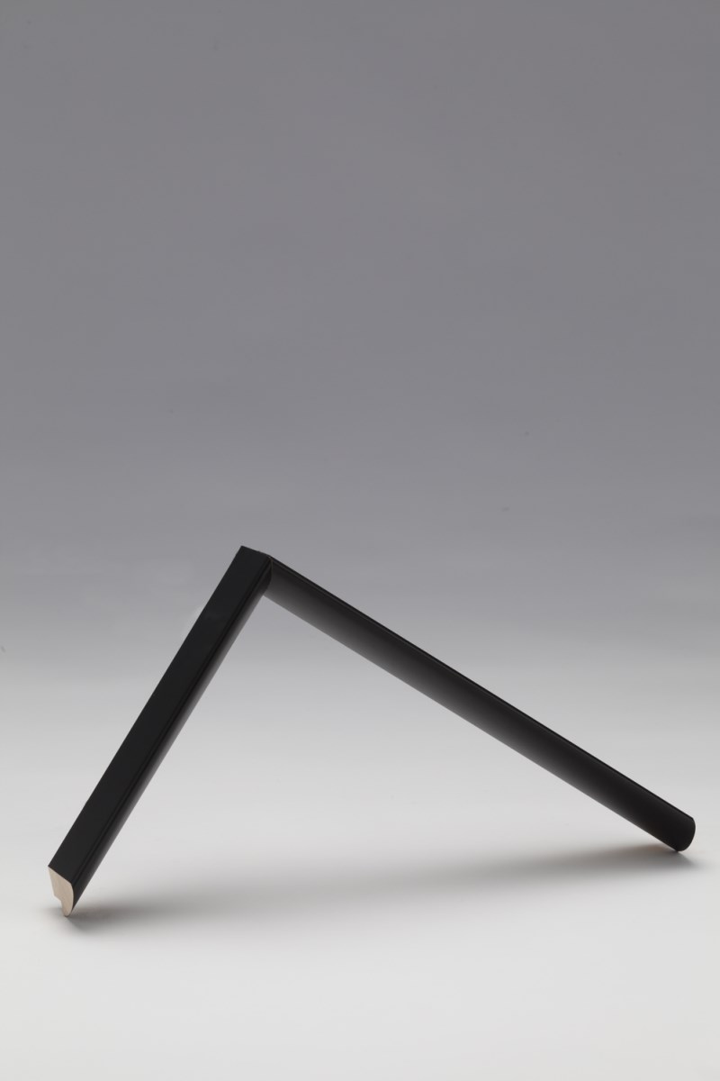 Bellini Contemporary Curved Matt Black INDENT 21w x 61h