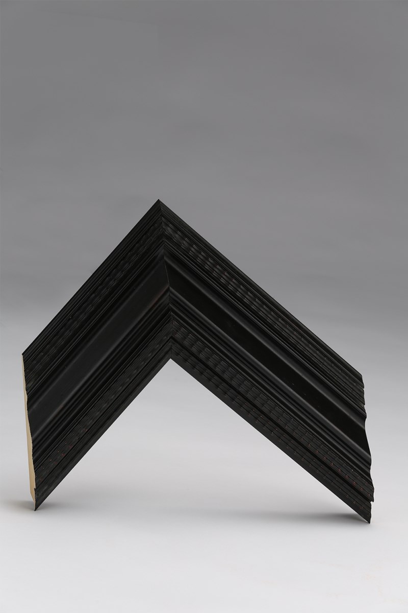 Bellini Dutch Ripple Wide Black INDENT 125w x 48h
