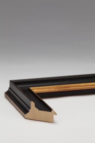 Bellini Traditional Black/Gold Lip Large 64w x 48h