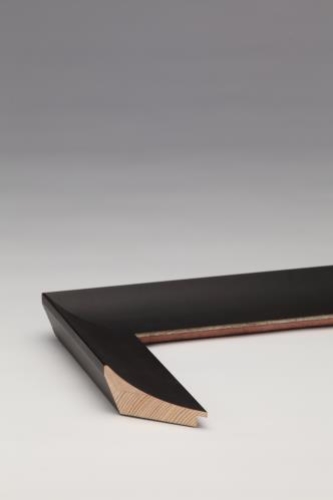 Bellini Metallics Curved Black 70w x 40h