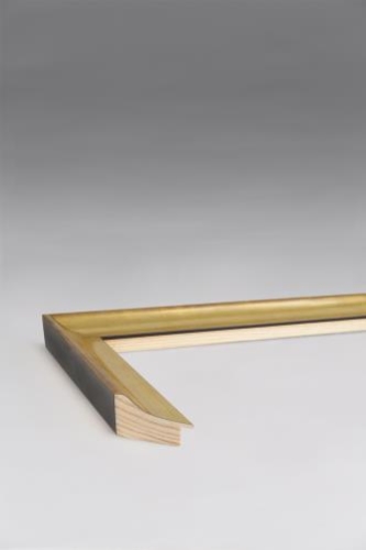 Bellini Murano Large Swept Gold/Black 40w x 35h