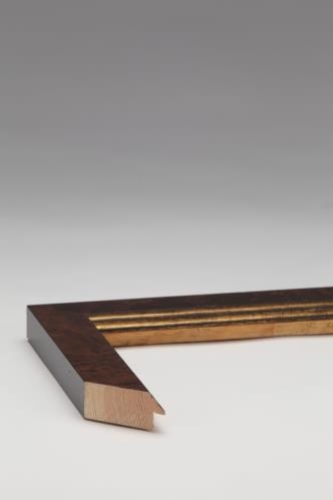 Bellini Poplar Veneer Cigar/Gold Lip Large INDENT 50w x 29h