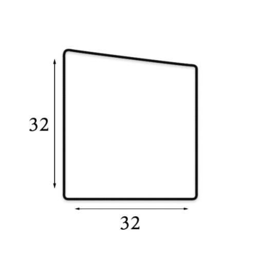 Stretcher Bar 32h x 32 Finger-Joint Pine