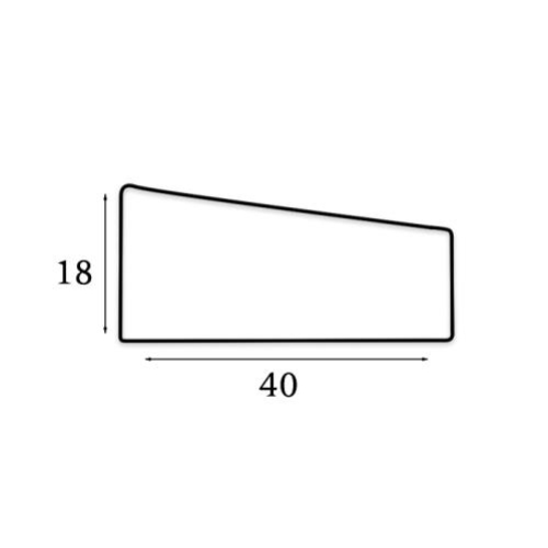Stretcher Bar 18h x 40 Finger-Joint Pine