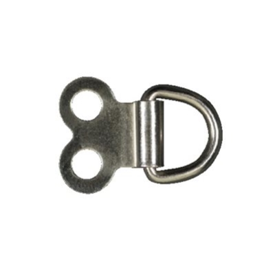DRing - 2 Hole Nickel Plated (100/Pack)
