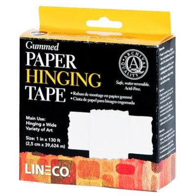 Lineco - Gummed Paper Hinging Tape 2.5cm x 39.6m