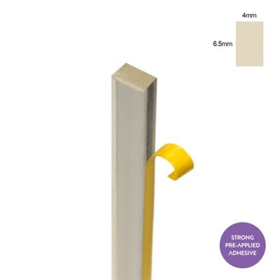 Spacer Clear 6mm x 4mm 2.4m (1)