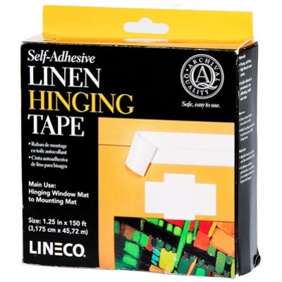 Lineco - Self-Adhesive Linen Hinging Tape 3.2cm x 45.72m