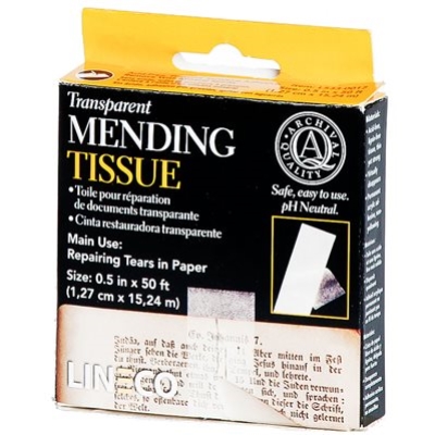 Lineco - Transparent Mending Tissue Tape