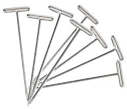T Pins Nickel Plated (100pkt)
