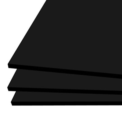 Foamboard Black Nucore 3mm 40x60