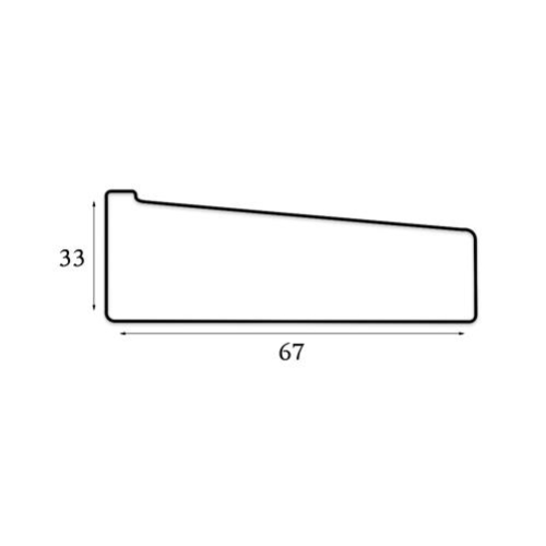 Stretcher Bar 33h x 67w Finger-Joint Pine