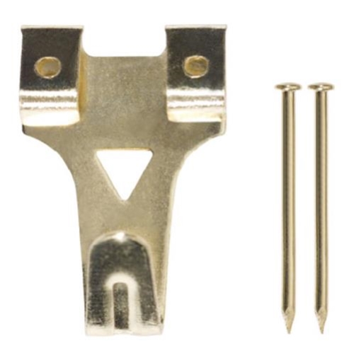 ~Hook & Nail Brass Double – 40Lb (100)