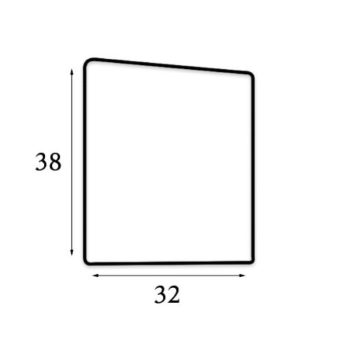 Stretcher Bar 38h x 32 Finger-Joint Pine
