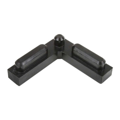 Alfamacchine L-Shape Rubber Pad Black (Hardwood)