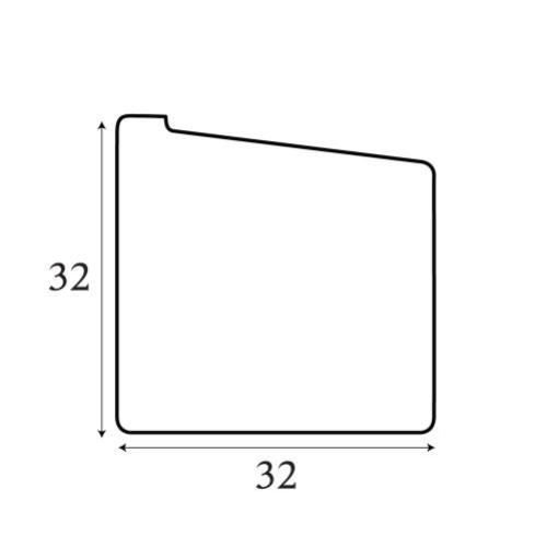 Stretcher Bar - Raw 32h x 32w