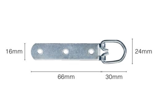 Strap Hanger Wide - 3 Hole (100)