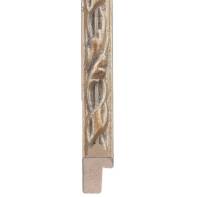 ~Lucy Ornate 12w x 18h Silver CLEARANCE PRICE