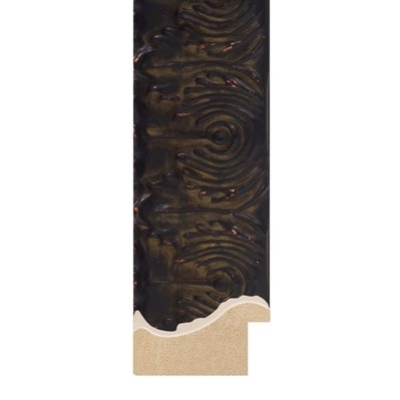 Monique Ornate 45w x 25h Antique Black