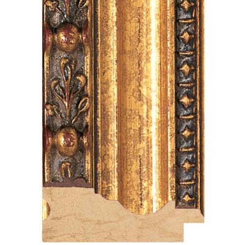 Wellington Ornate 67w x 35h Gold/Black Edge