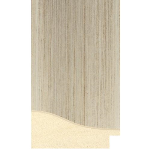 Corporate Scoop 60w x 28h Scratched Silver