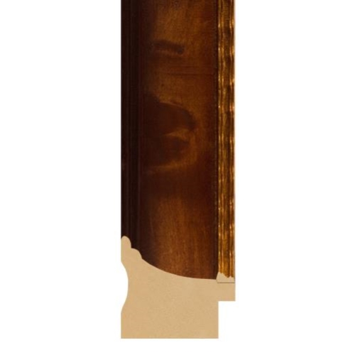 Radica Classic 45w x 30h Cognac/Gold Lip MED