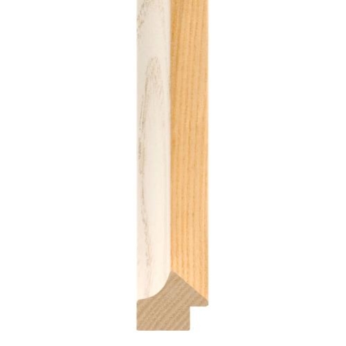 ~Frassino Scoop Bevel 24w x 20h White/Natural CLEARANCE PRIC